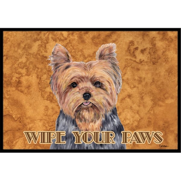 Carolines Treasures 24 x 36 in. Yorkie Indoor Or Outdoor Doormat SC9123JMAT - main
